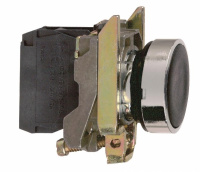 Кнопка черная без фиксации 22мм 1но Schneider Electric XB4BA21