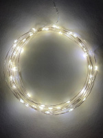 Гирлянда LED Нить 5 м теплый свет, АА ENIN -5NW ЭРА Б0047960