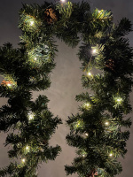 Гирлянда LED Нить 5 м теплый свет, АА ENIN -5NW ЭРА Б0047960