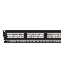 Патч-панель коммутационная высокой плотности 19' (1U). 48 портов RJ-45. категория 5e. Dual IDC. неэкранированная SYSMATRIX 5PP4802U102