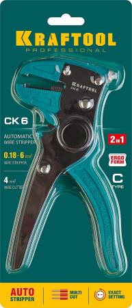 22630 Автоматический стриппер CK-6 0.2 - 6 мм2 KRAFTOOL 