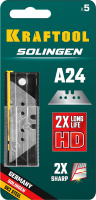 Трапециевидные лезвия Solingen А24 5 шт. KRAFTOOL 09625-S5_z02
