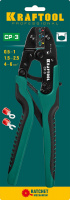 Пресс-клещи CP-3 для изолированных наконечников и соединительных муфт 0.5 - 6 мм2 KRAFTOOL 45461-3