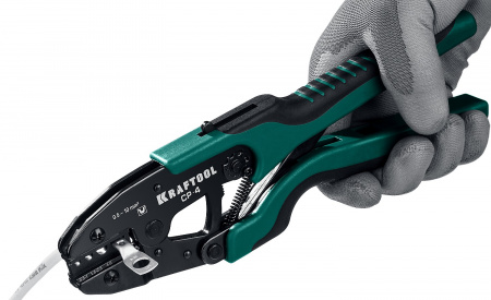 Пресс-клещи CP-4 для медных наконечников и гильз 0.5 - 10 мм2 KRAFTOOL 45461-4