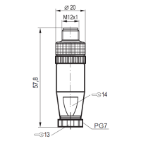 Соединитель CP S254R-3 (PG7) ТЕКО 07-00034334