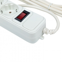 Фильтр сетевой 6х3м 16А/3.2кВт с выключателем с заземлением ПВС 3х1.0 Блокбастер XL PROxima EKF UFA16-310-6-03