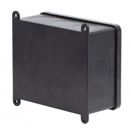 Коробка индустриальная 120х95х52 мм, IP68 с гладкими стенками, черная DKC P68M2516