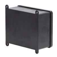 Коробка индустриальная 120х95х52 мм, IP68 с гладкими стенками, черная DKC P68M2516