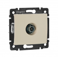 VALENA Розетка телевизионная TV оконечная 10дБ в рамку слоновая кость Legrand/Daccord 774330