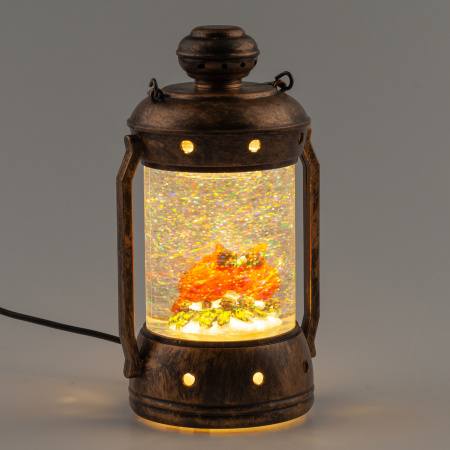 Светильник декоративный новогодний Красный кардинал, теплый белый LED, h 18см, 3хАА, таймер 6 ч, IP20 ЭРА Б0051944