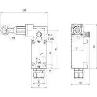 Аварийный тросовый выключатель АТВ-03Л04 ТЕКО 00-00041455