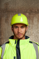 Защитная каска BASEBALL DIAMOND V UP из ABS лимонная с храповым механизмом Delta Plus DIAM5UPJAFL