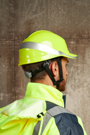 DIAM5UPJAFL Защитная каска BASEBALL DIAMOND V UP из ABS лимонная с храповым механизмом Delta Plus 