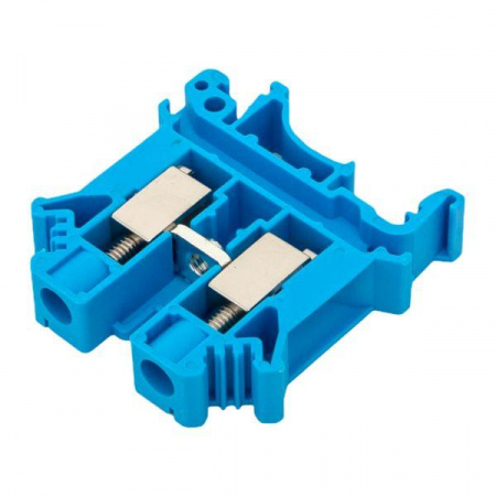 Клеммная колодка винтовая 10 UT синяя EKF scr-ut-10-b