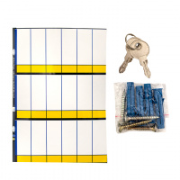 Щит распределительный навесной ЩРн-15 с замком IP31 EKF mb21-15