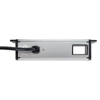 Встраиваемый настольный розеточный блок для крепления под столом, 8 модулей, C-Line EKF cl-vnbu-8-s