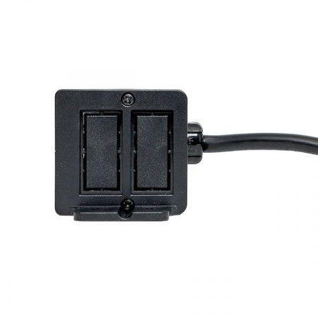 Встраиваемый настольный розеточный блок для крепления под столом, 8 модулей, C-Line EKF cl-vnbu-8-s