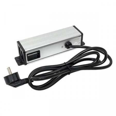 Встраиваемый настольный розеточный блок для крепления под столом, 8 модулей, C-Line EKF cl-vnbu-8-s