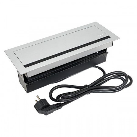 Встраиваемый настольный лючок, 8 модулей, C-Line EKF cl-vnl-8-s