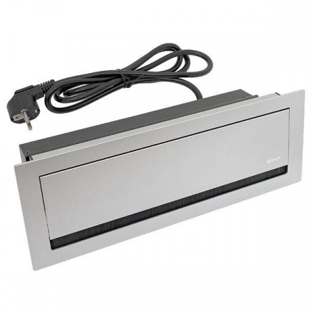 Встраиваемый настольный лючок, 8 модулей, C-Line EKF cl-vnl-8-s