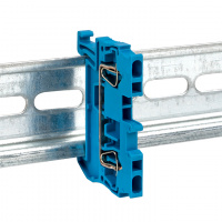 Колодка клеммная самозажимная JXB-ST-2.5 31А синяя EKF plc-jxb-st-2.5-blue