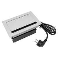 Встраиваемый настольный лючок, 4 модуля, C-Line EKF cl-vnl-4-s