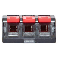 Клемма СМК 221-413 с рычагом 3 отверстия блистер (20шт.) EKF plc-smk-221-413b-20