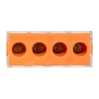 Клемма СМК 773-174 (с пастой) 4 отверстия 2.5-6.0мм2 (уп.50шт.) PROxima EKF plc-smk-773-174