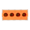 Клемма СМК 773-174 (с пастой) 4 отверстия 2.5-6.0мм2 (уп.50шт.) PROxima EKF plc-smk-773-174