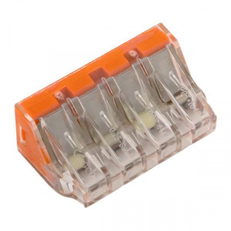 Клемма СМК 773-174 (с пастой) 4 отверстия 2.5-6.0мм2 (уп.50шт.) PROxima EKF plc-smk-773-174