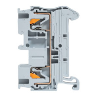 Клеммная колодка пружинная 2.5 Push-in серая EKF PIT-2.5