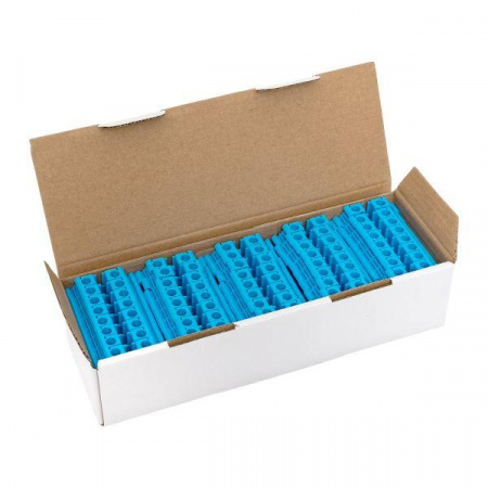 Клеммная колодка винтовая 6 UT синяя EKF scr-ut-6-b