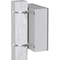 Крепление на столб монтажной полосой (ширина шкафадо 650 мм) Basic EKF fp-tape-650