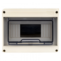 Щит распределительный навесной ЩРн-П-8 IP65 пластиковый 147х203х89 EKF pb65-n-pg-8