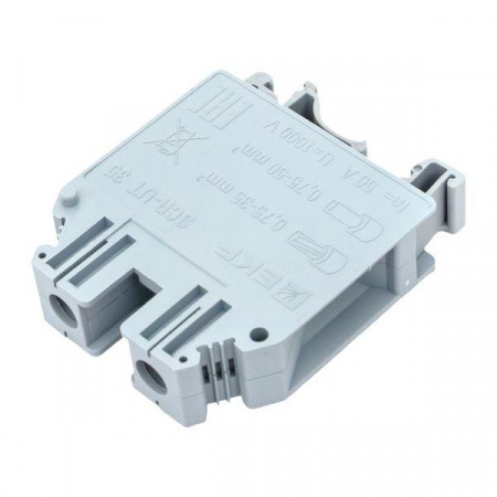Клеммная колодка винтовая 35 UT серая EKF scr-ut-35-g