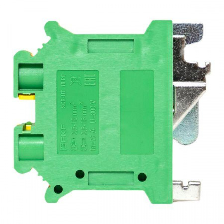 Клеммная колодка винтовая 10 UT земля EKF scr-ut-10-pe