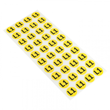 Наклейка L1 d=20мм PROxima EKF an-2-15