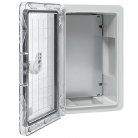Бокс пластиковый с монтажной платой прозр. дверь 300х200х130 мм IP65 PROxima EKF PBT65MP001