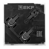 Розетка 45х45 с заземлением 45 градусов быстрозажимные клеммы белая EKF E2MR16-028-10-45-SL