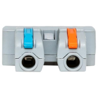 Строительно-монтажная клемма СМК 222-426 разветвительная 6 выходов 0.08-4 мм2 EKF plc-smk-422-6