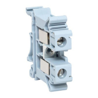 Клеммная колодка винтовая 10 UT серая EKF scr-ut-10-g