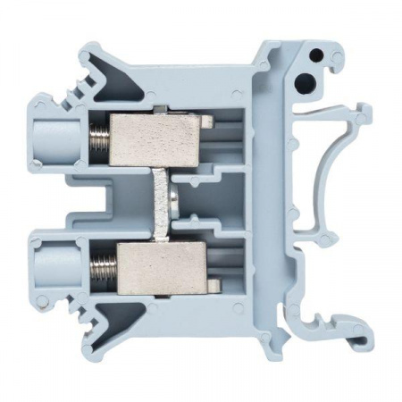 Клеммная колодка винтовая 10 UT серая EKF scr-ut-10-g