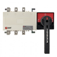 Рубильник-переключатель 100A 3P c рукояткой управления для прямой установки PowerSwitch PROxima EKF pscs-100-3