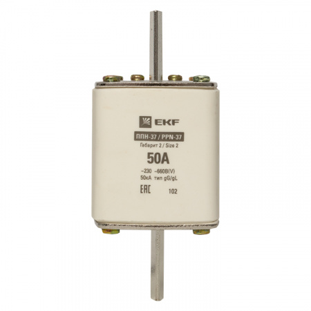 fus-37/400/50 Плавкая вставка ППН-37 400/50А габарит 2 PROxima EKF 