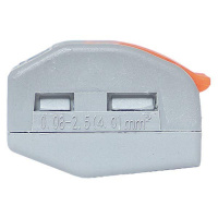 Клемма СМК 222-413 с рычагом 3 отверстия блистер (20шт.) EKF plc-smk-413b-20