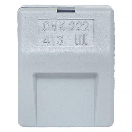 Клемма СМК 222-413 с рычагом 3 отверстия блистер (20шт.) EKF plc-smk-413b-20