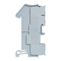 Клеммная колодка пружинная 1.5 Push-in 3 вывода серая EKF PIT-1.5-3