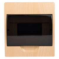 Щит распределительный навесной ЩРН-П- 8 светлое дерево IP41 PROxima EKF pb40-n-8-light