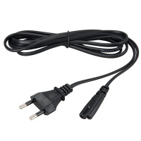 Шнур сетевой, вилка - евроразъем С7, кабель 2х0.5 кв мм, 1.8 м, REXANT 11-1101