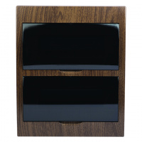 Щит распределительный навесной ЩРН-П-24 темное дерево IP41 PROxima EKF pb40-n-24-dark